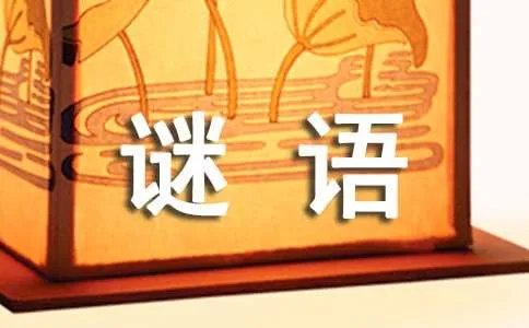 中国谜语大会经典谜语及答案