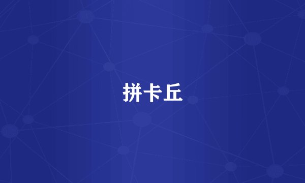 拼卡丘