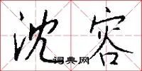 沈容