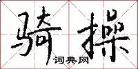 骑操