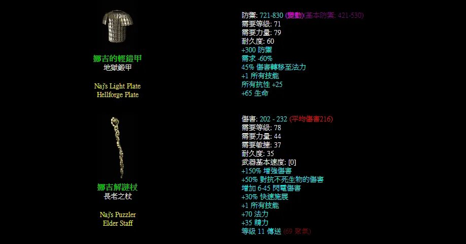 暗黑2重制版实用套装有哪些