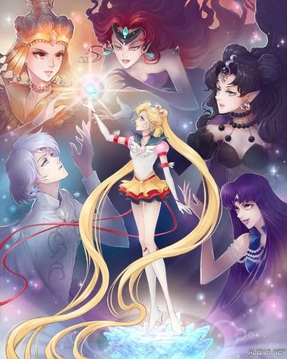 小姐姐们画风突变！《美少女战士》精彩同人作品赏析