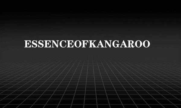 ESSENCEOFKANGAROO